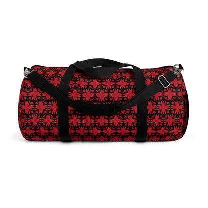 Letter Art - M - Red - Black 000000 - Duffel Bag