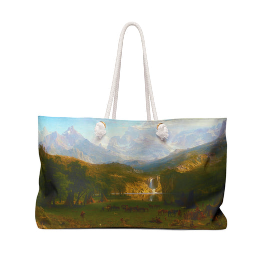 Albert Bierstadt - The Rocky Mountains - Lander's Peak - Weekender Bag