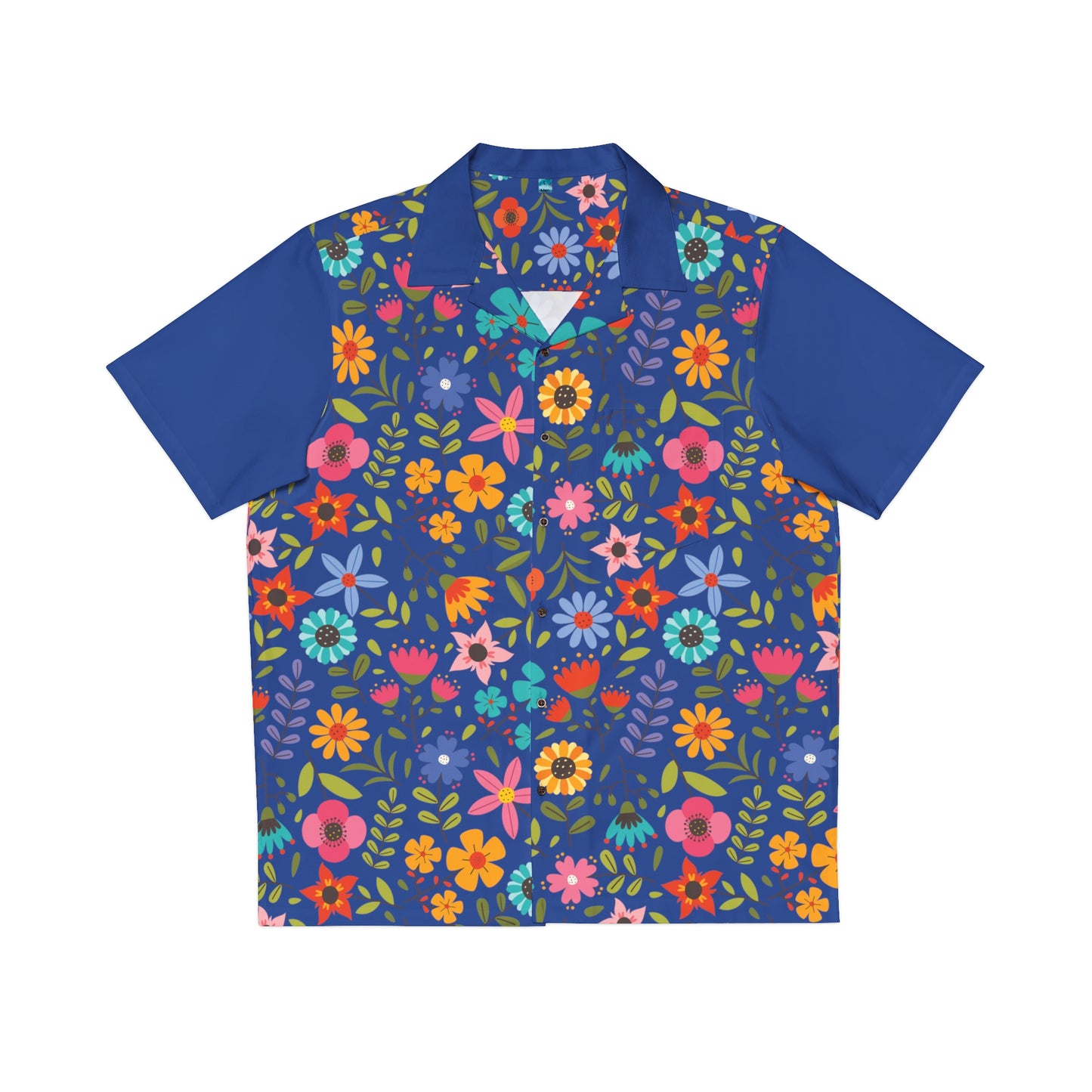 Playful Spring Flowers - Men's Hawaiian Shirt