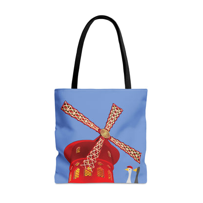 Ducks Visit Moulin Rouge - Fennel Flower 74a6ff - Tote Bag