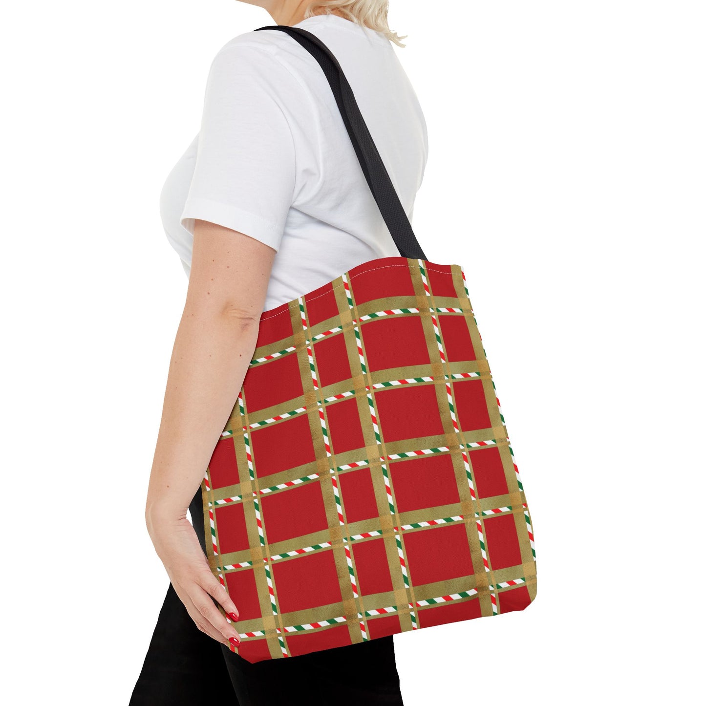 North Pole Plaid - Tote Bag