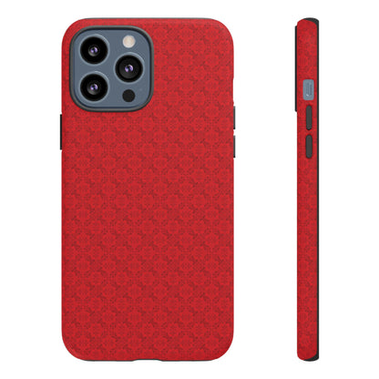 Vibrant Kaleidoscope - Red - Scarlet - Tough Cases