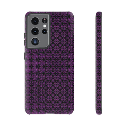 Vibrant Kaleidoscope - Purple - Black - Tough Cases