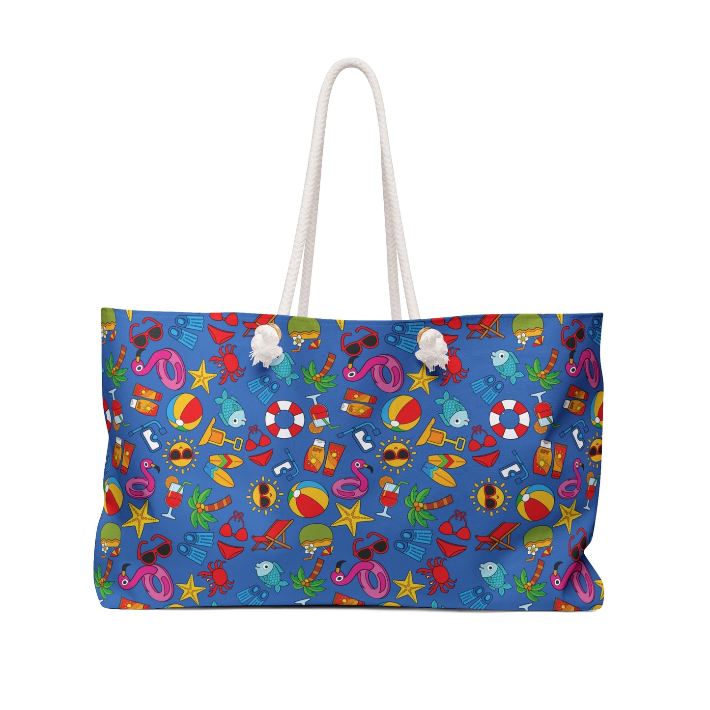 Summer Vibes - Azure 0080FF - Weekender Bag