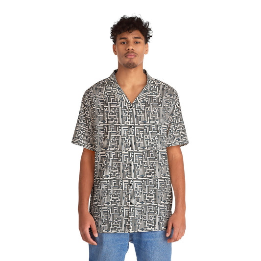 Futuristic Pattern - Men's Hawaiian Shirt