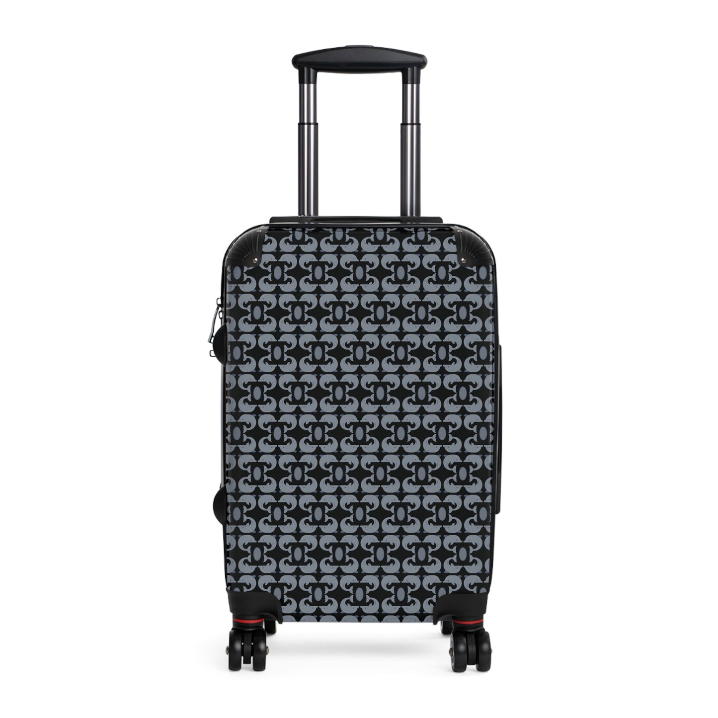 Playful Dolphins - Black 000000 - Suitcase