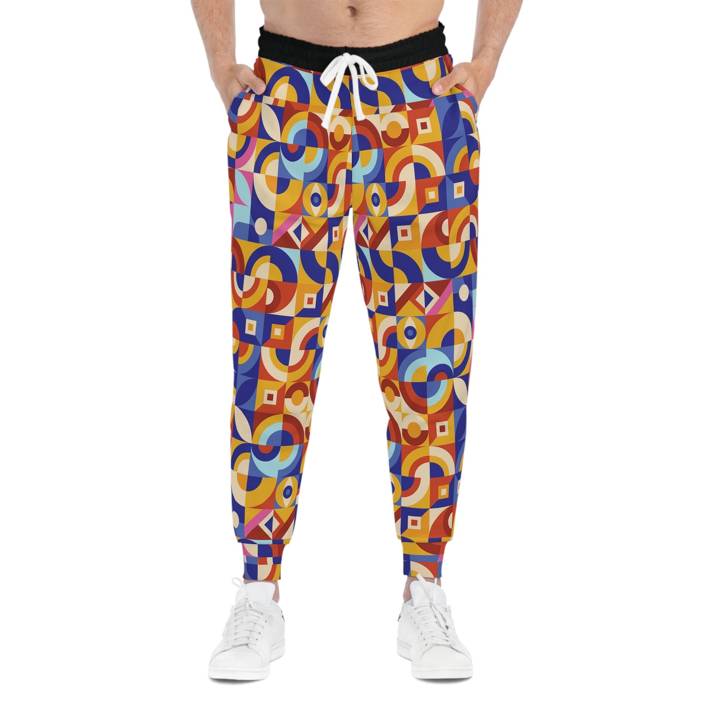 Bold Geometric pattern - Athletic Joggers