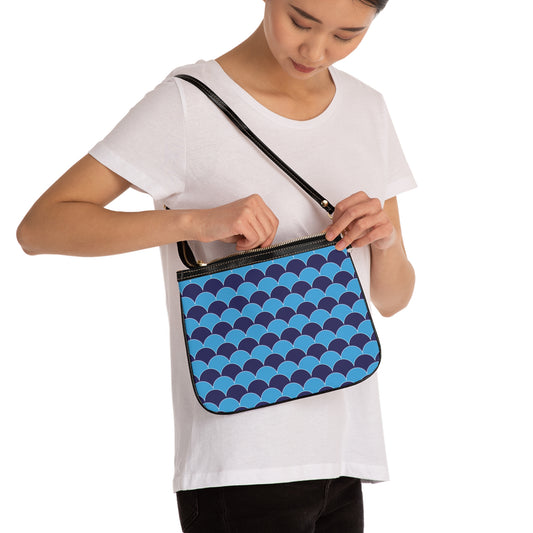 Blue Fans - Small Shoulder Bag