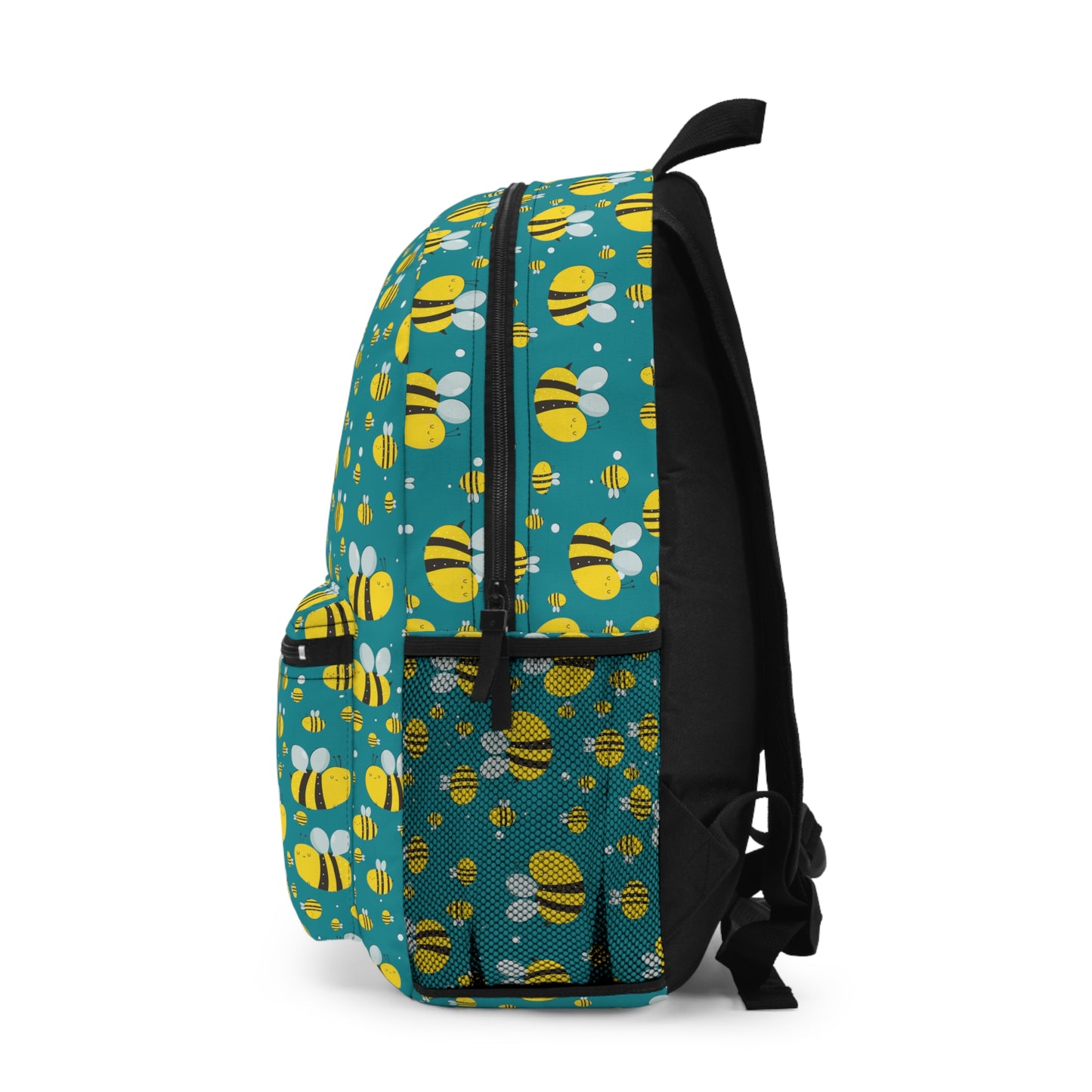 Lots of Bees - Aqua 008E97 - Backpack