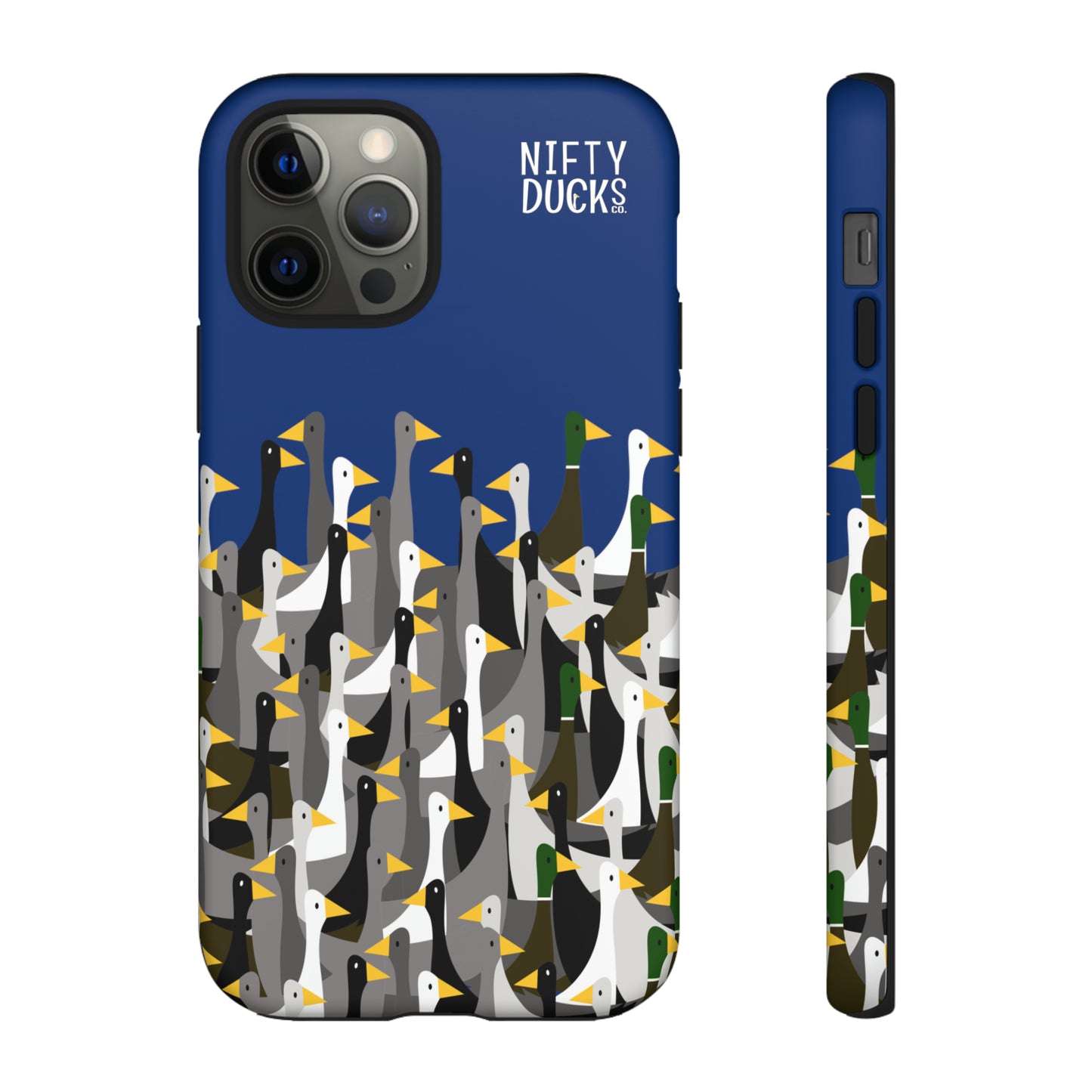 That is a LOT of ducks - Logo - Blue 003377 - Tough Cases