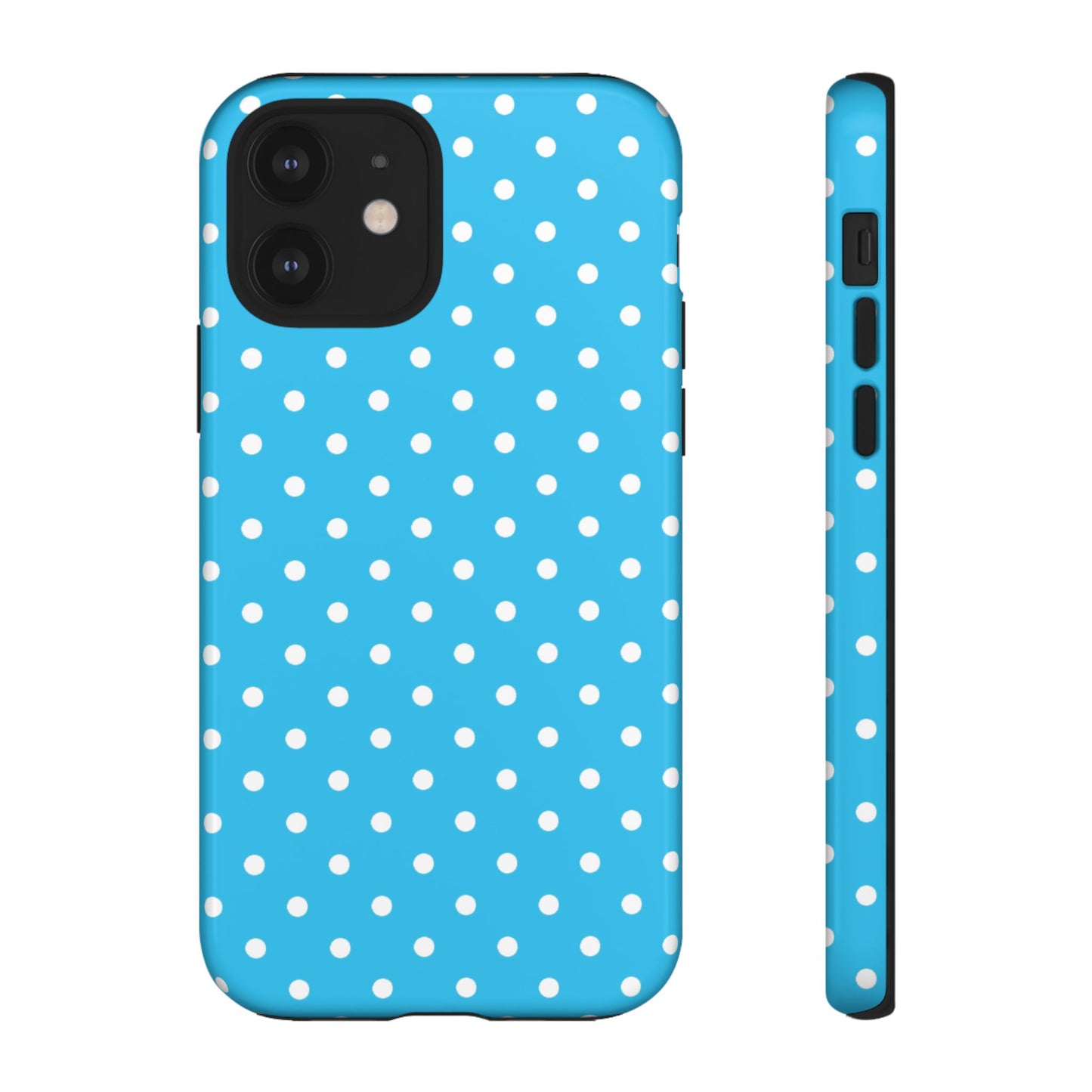 White dots on blue - Tough Cases