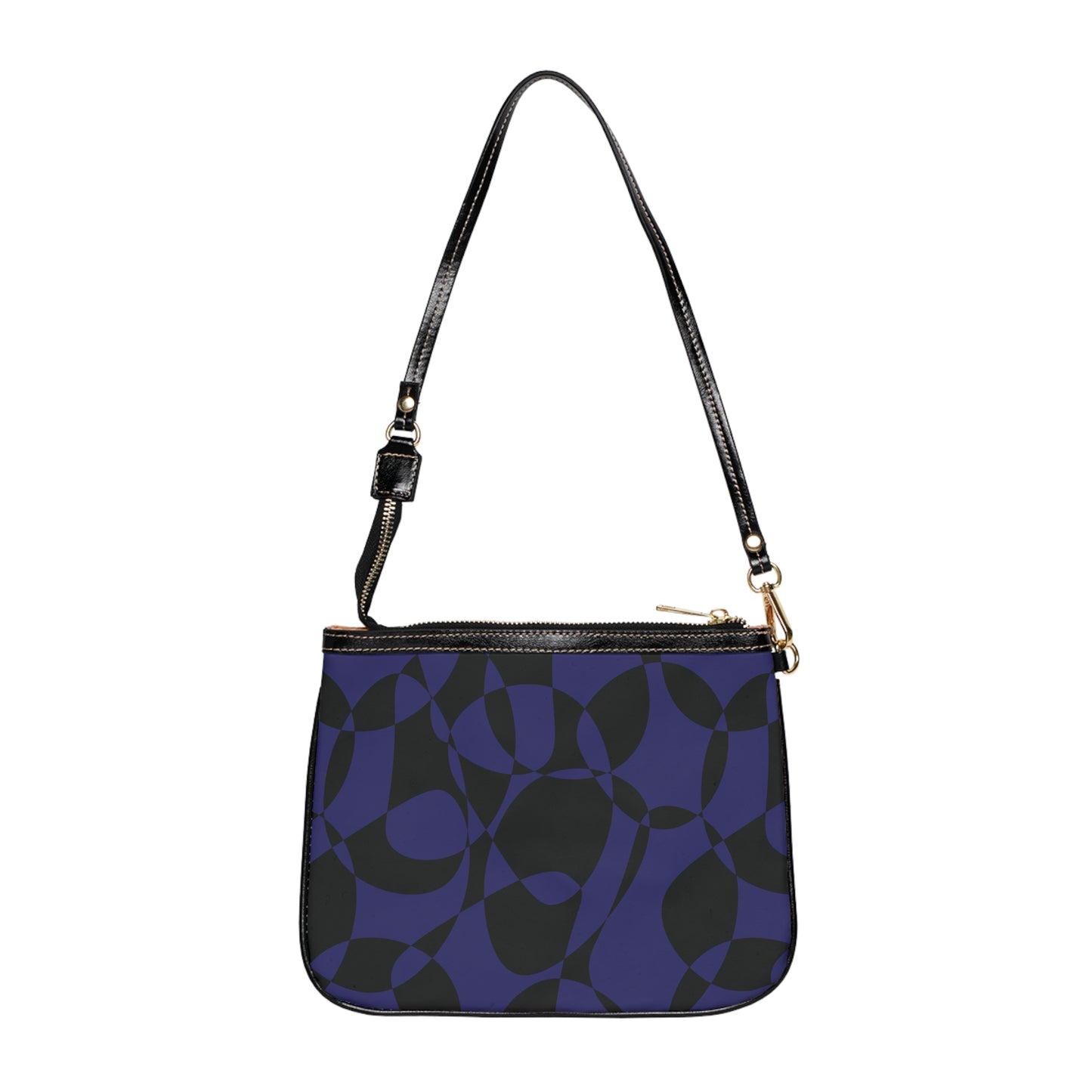 Sapphire Swirl - Black - Small Shoulder Bag