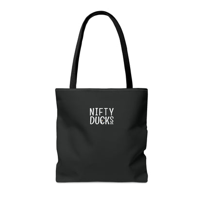 Ducks Visit Moulin Rouge - Black 000000 - Tote Bag