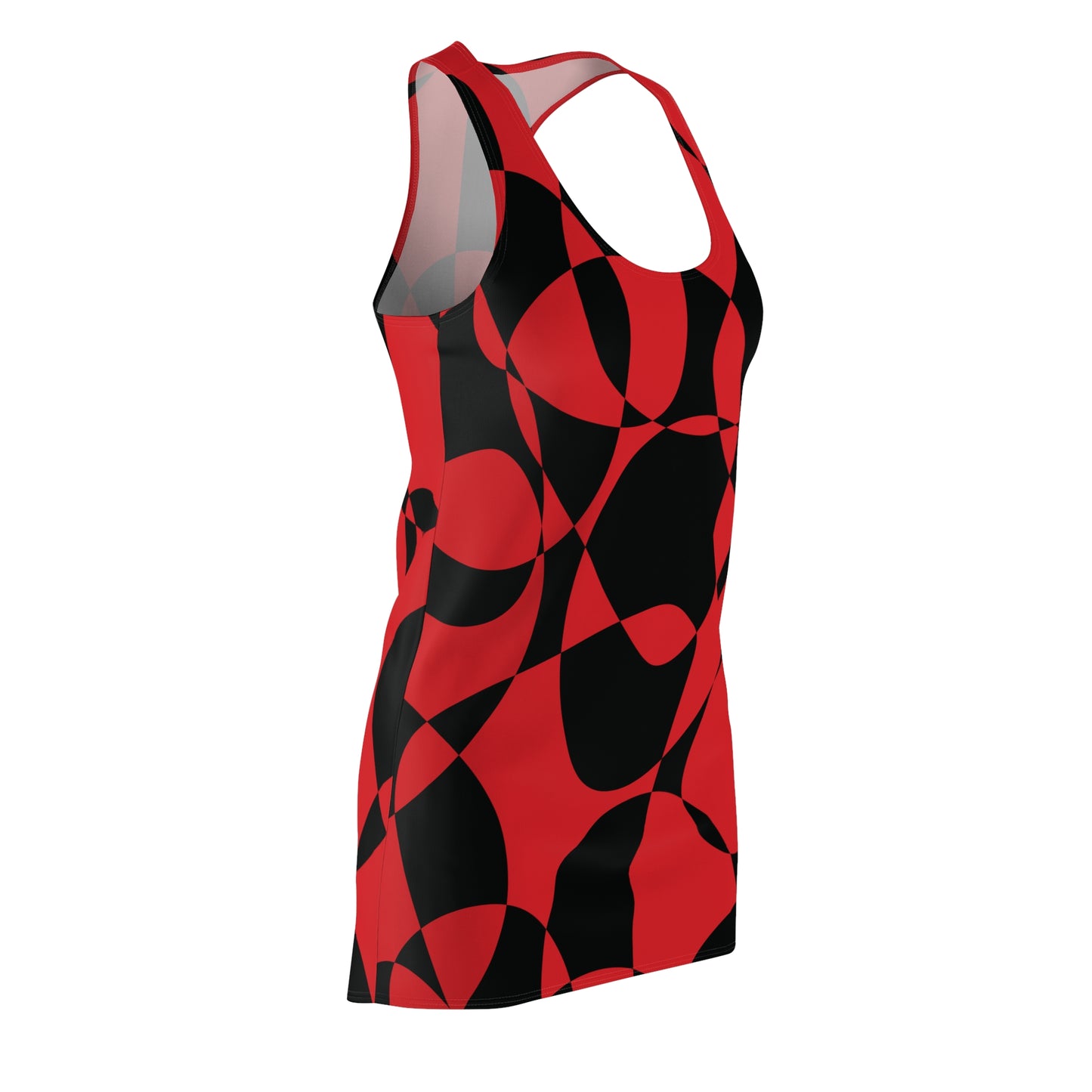 Scarlet Symphony - Women's Cut & Sew Racerback Dress