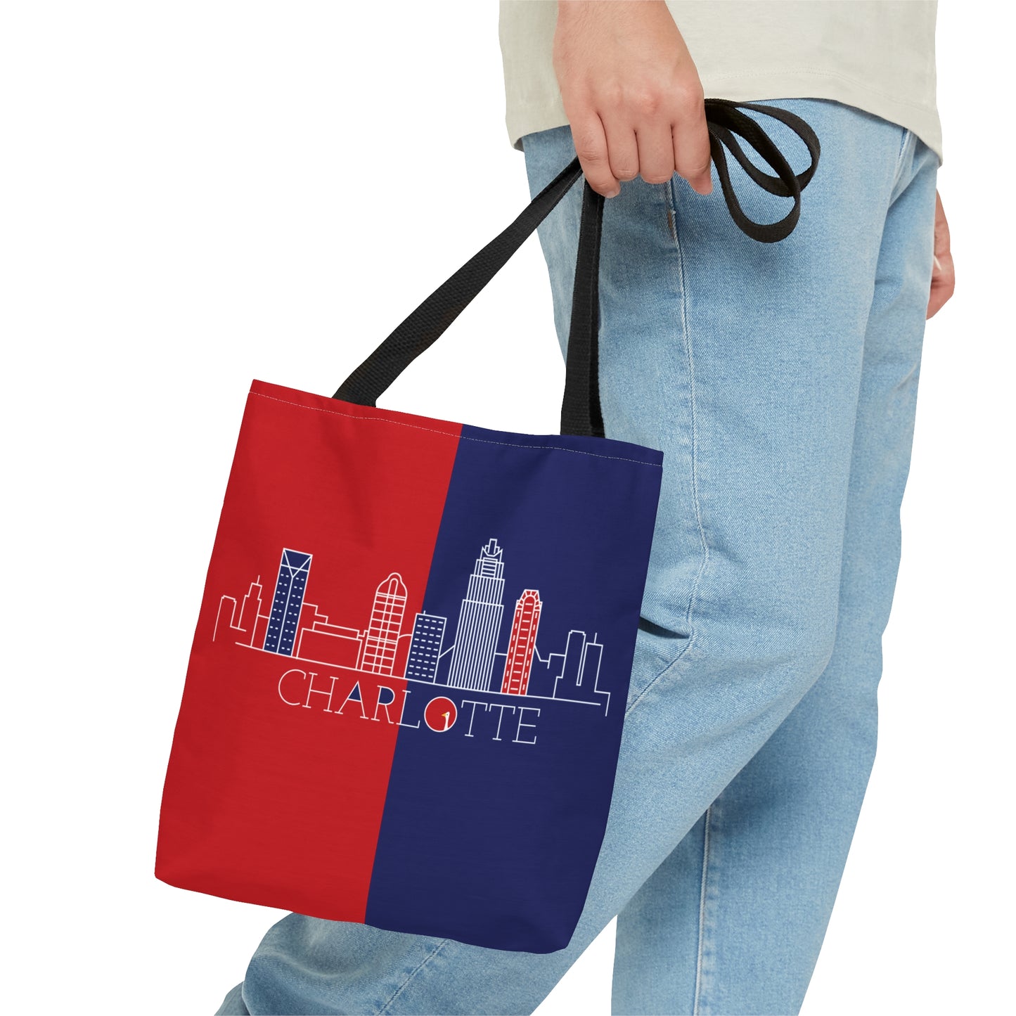 Charlotte - Red White and Blue City series - Logo - Tote Bag