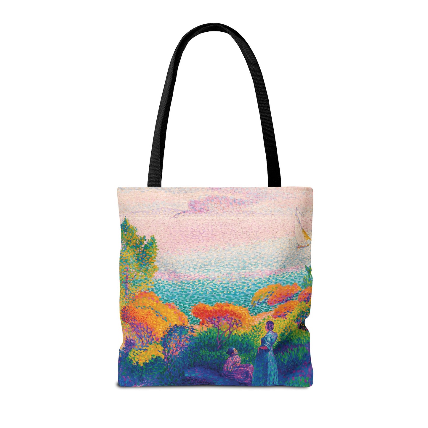 Henri Edmond Cross - Two Women by the Shore, Mediterranean - 1896 - Tote Bag