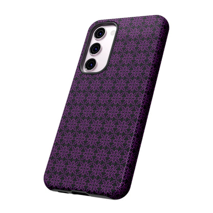 Vibrant Kaleidoscope - Purple - Black - Tough Cases