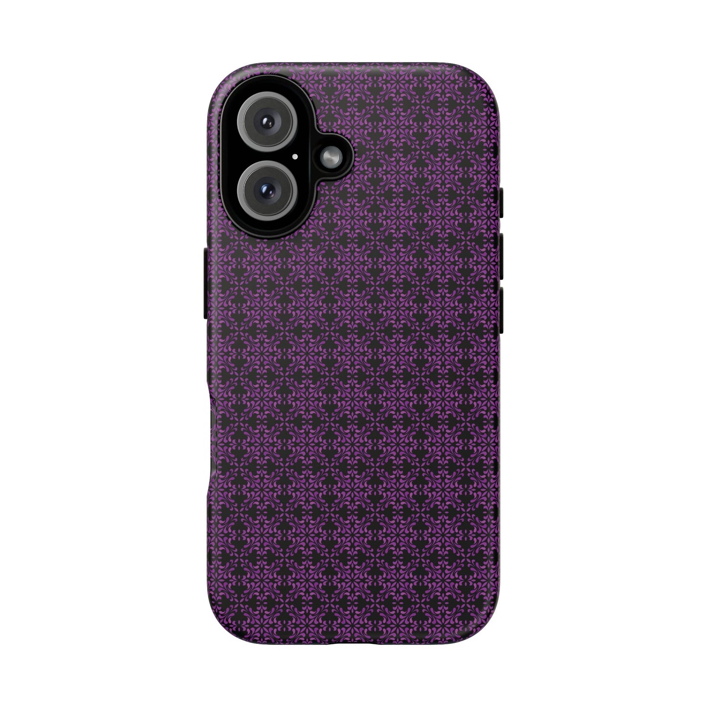 Vibrant Kaleidoscope - Purple - Black - Tough Cases