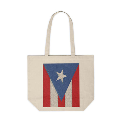 Celebrate Puerto Rico - Canvas Shopping Tote