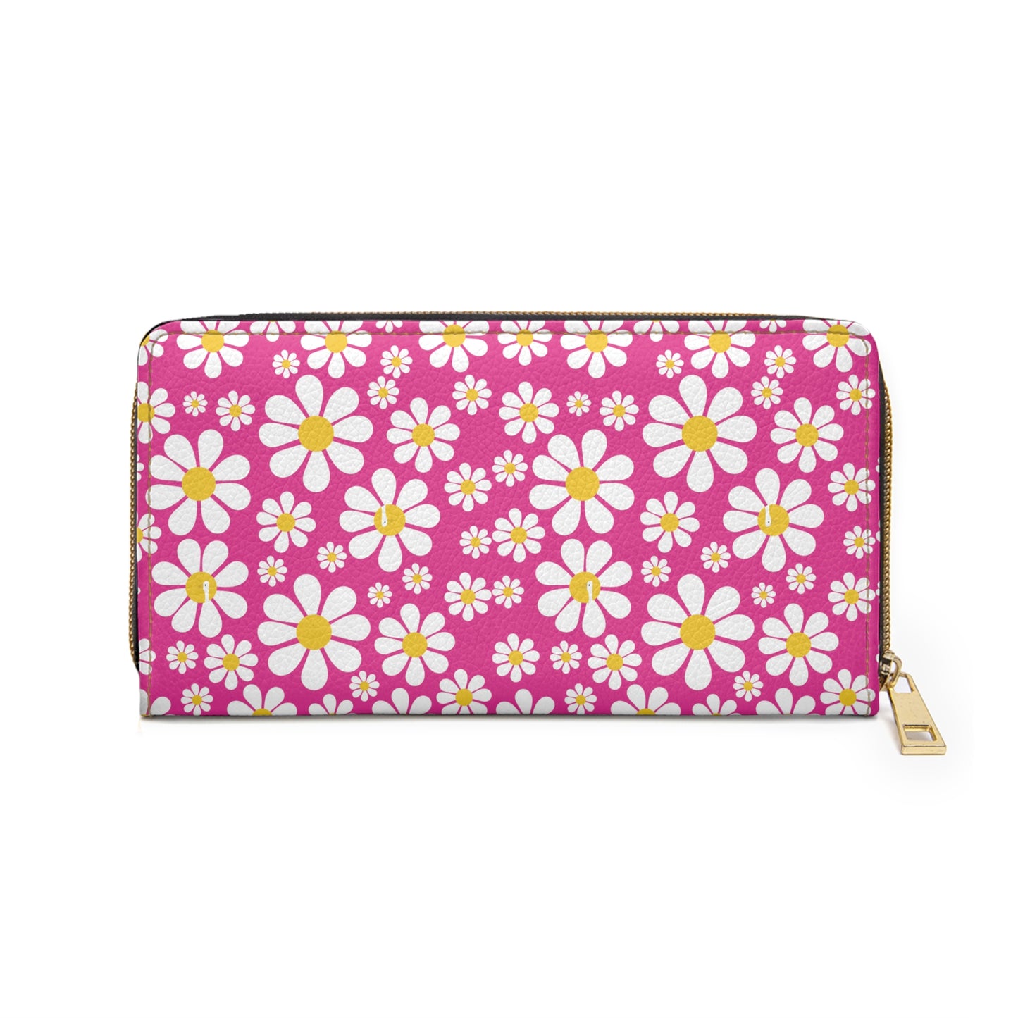 Ducks in Daisies - Mean Girls Lipstick ff00a8 - Zipper Wallet