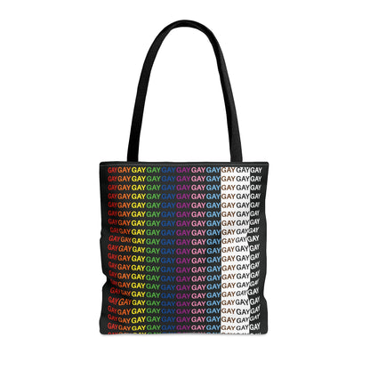 GAY GAY GAY - Black 000000 - Tote Bag