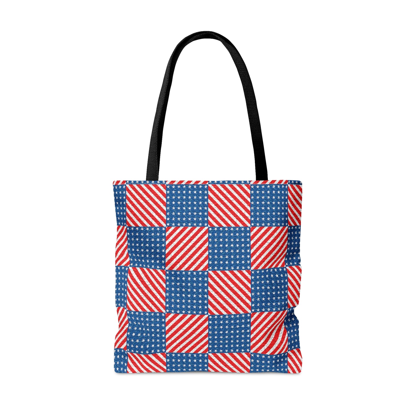 Star and Stripes - Oil Paint Texture - Tote Bag