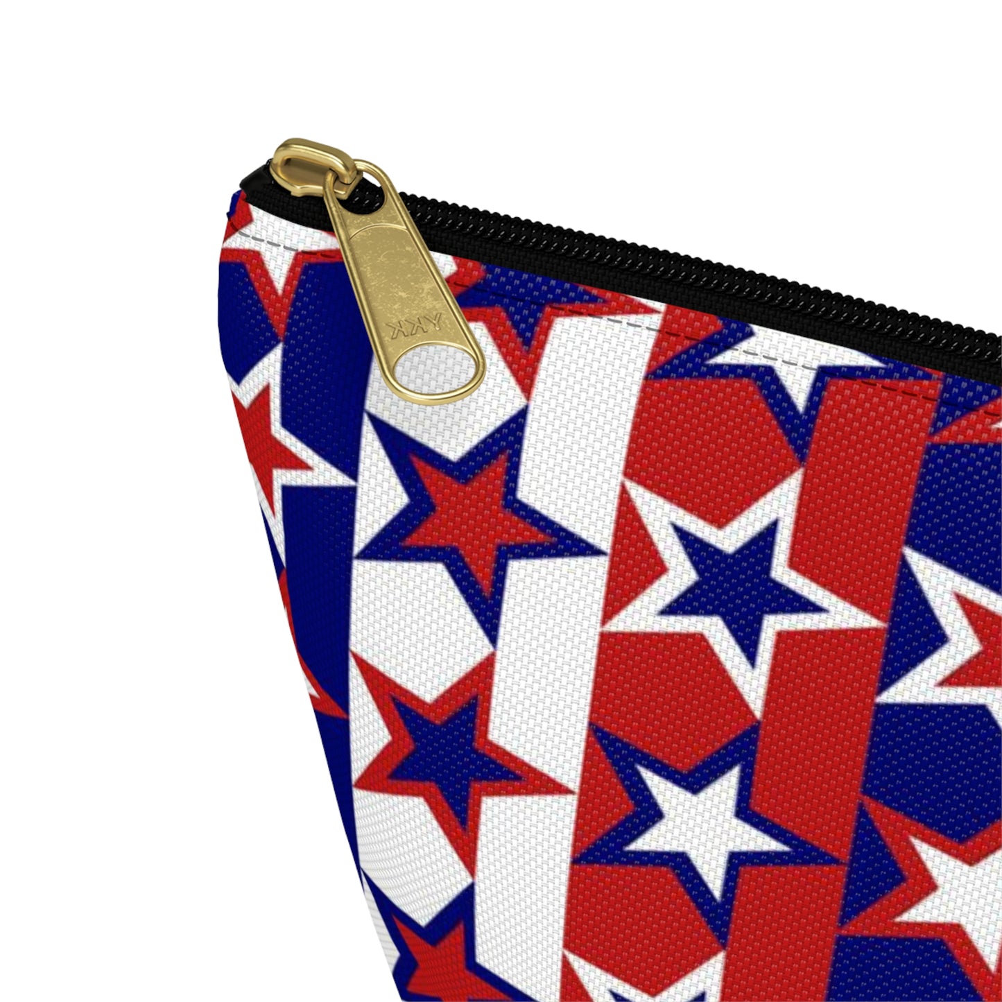 Red White and Blue Stars - Stripes - Accessory Pouch w T-bottom