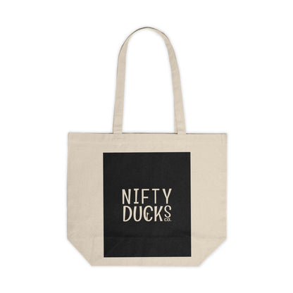 New York City - United States - Black 000000 - Canvas Shopping Tote