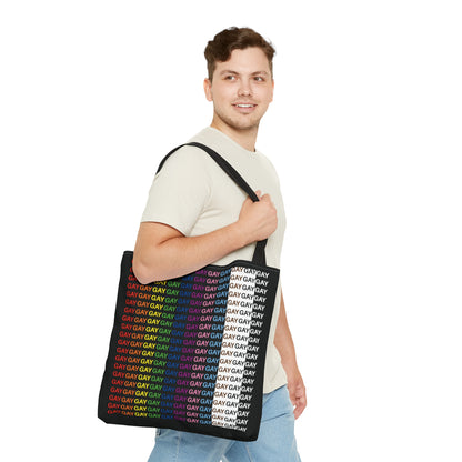 GAY GAY GAY - Black 000000 - Tote Bag