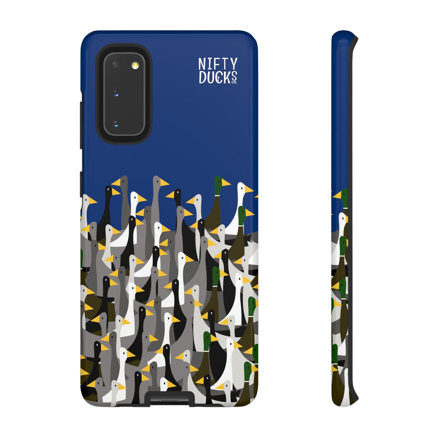 That is a LOT of ducks - Logo - Blue 003377 - Tough Cases