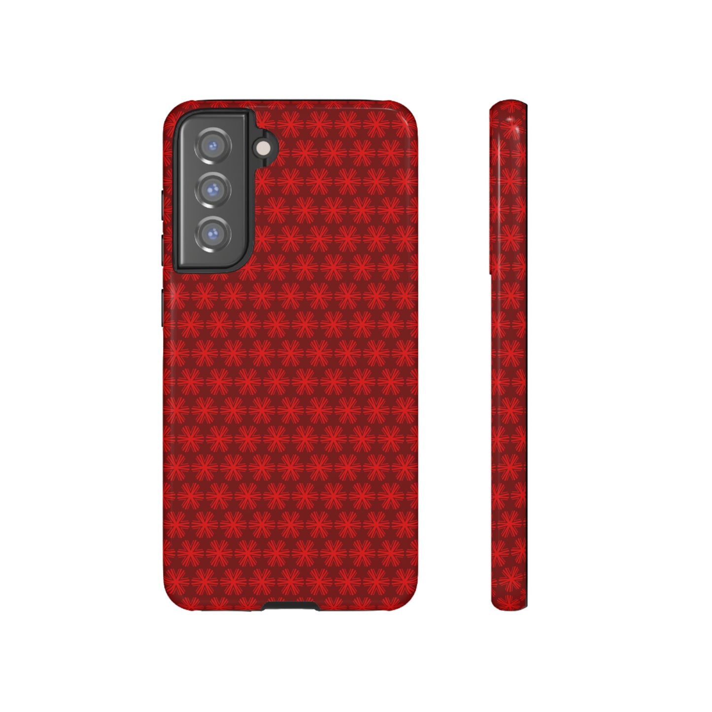 Red V Star Pattern - Tough Cases