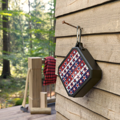 Red White and Blue Stars - Stripes - Blackwater Outdoor Bluetooth Speaker