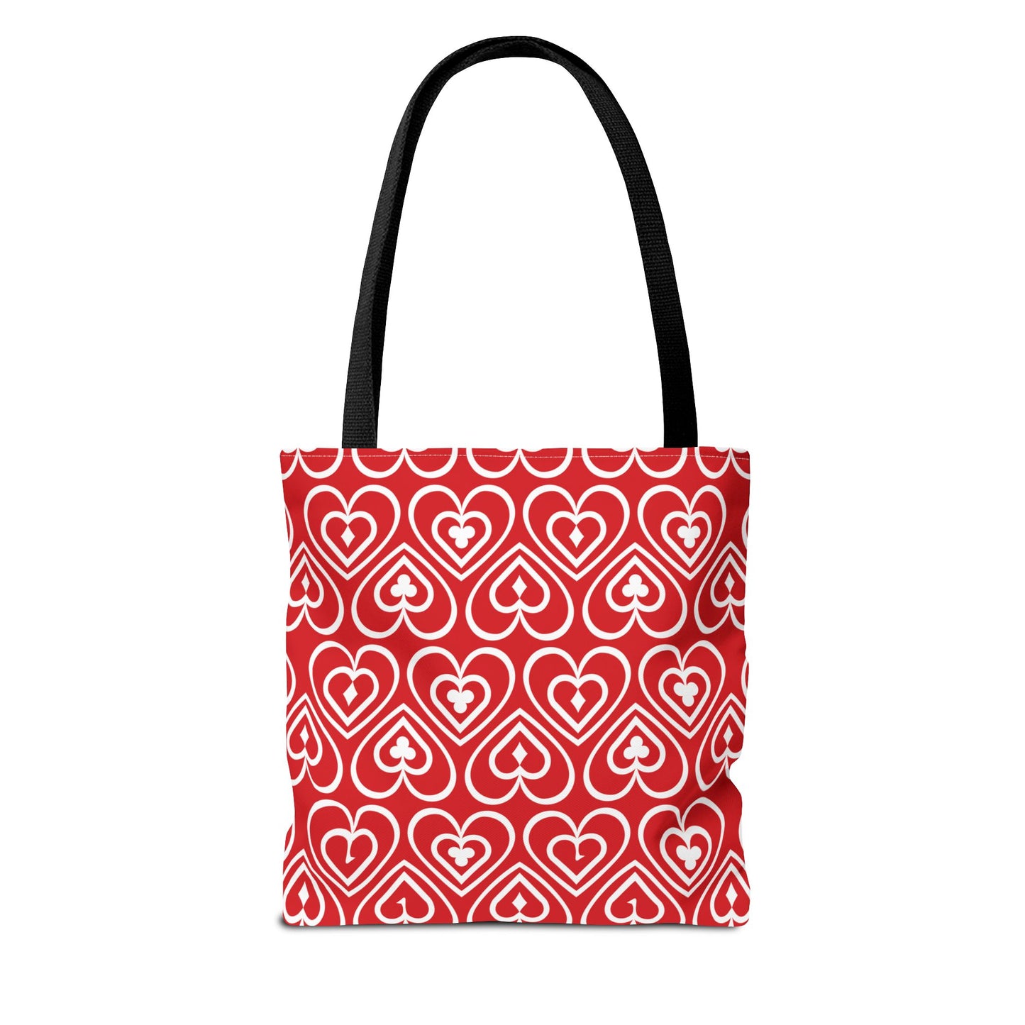 Ducks in the Deck - White - Scarlet de0000 - Tote Bag