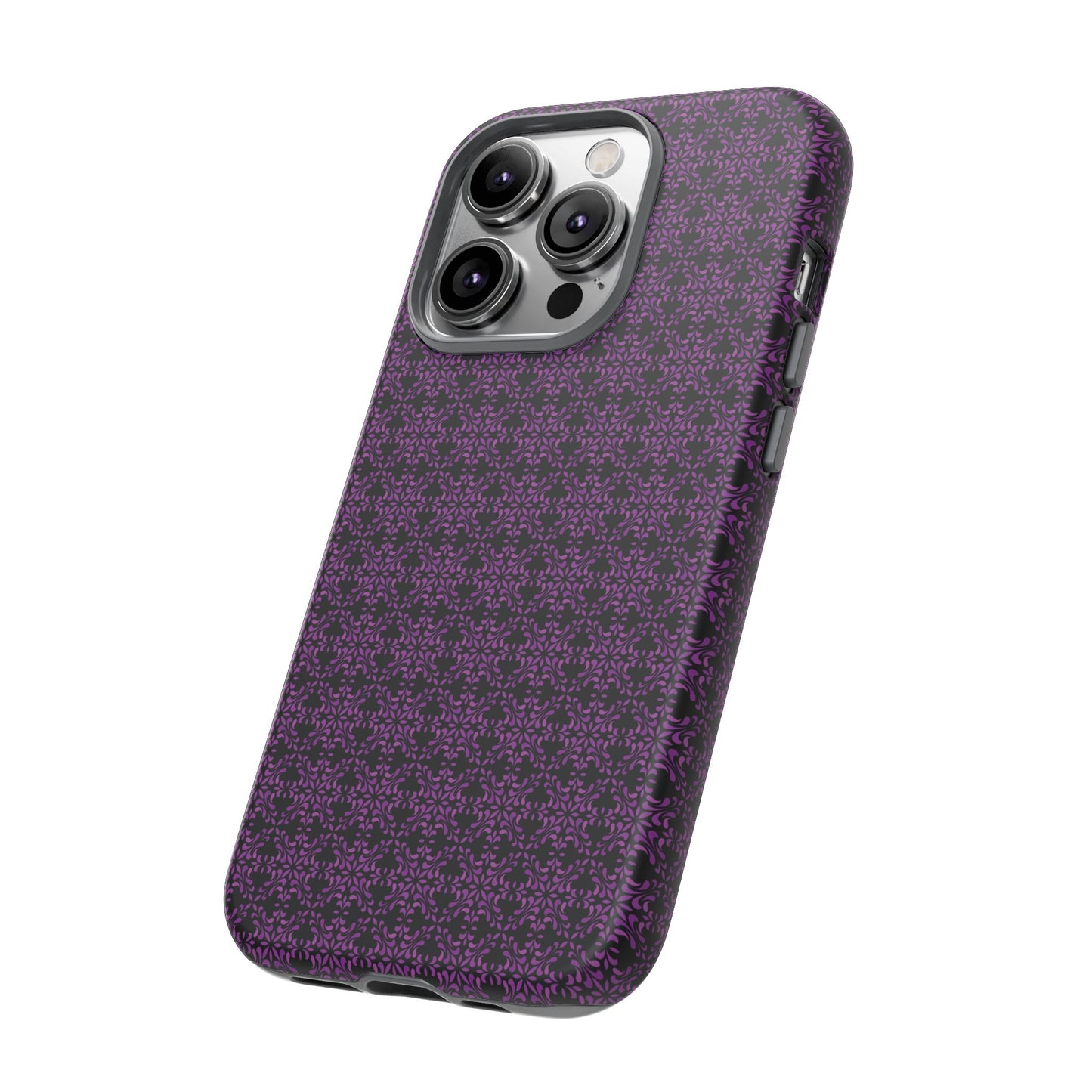 Vibrant Kaleidoscope - Purple - Black - Tough Cases