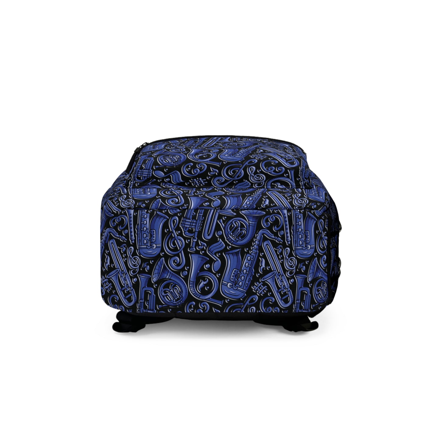 Band Camp - Blue on Black 000000 - Backpack