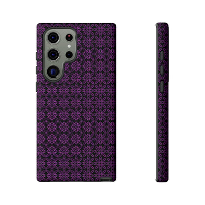 Vibrant Kaleidoscope - Purple - Black - Tough Cases