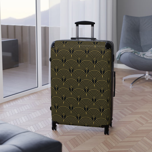 Art Deco 10 - Black 000000 - Suitcase