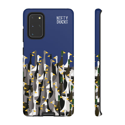 That is a LOT of ducks - Logo - Blue 003377 - Tough Cases