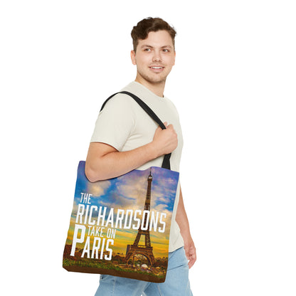 The Richardsons take on Paris - Logo - Tote Bag