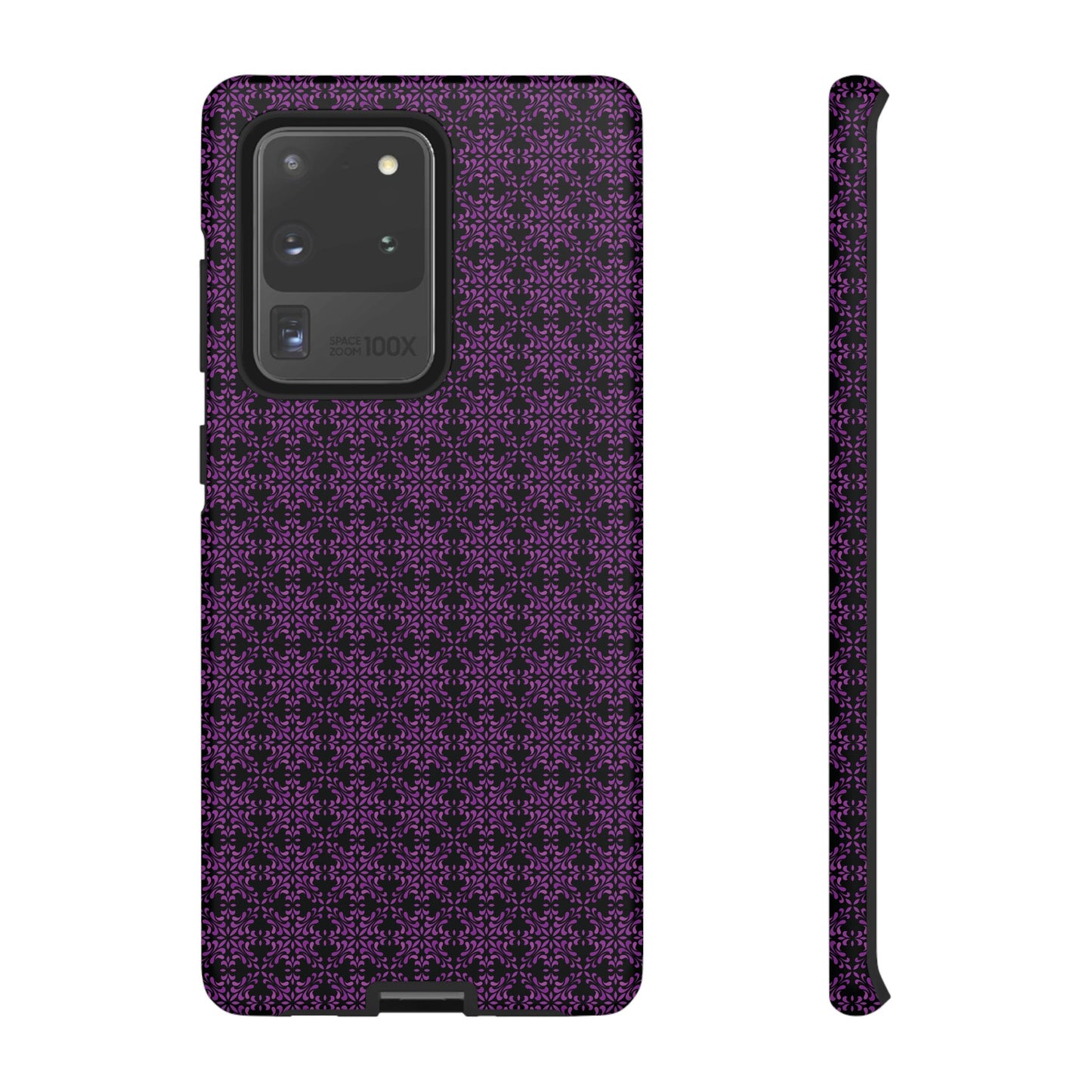 Vibrant Kaleidoscope - Purple - Black - Tough Cases