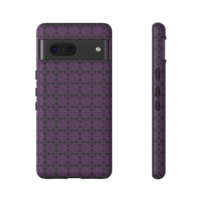 Vibrant Kaleidoscope - Purple - Black - Tough Cases