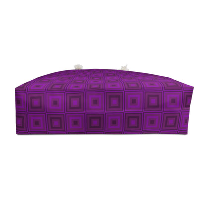 American Purple - Violet Squares - Weekender Bag