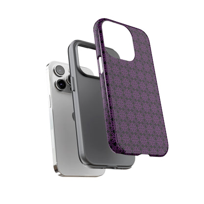 Vibrant Kaleidoscope - Purple - Black - Tough Cases