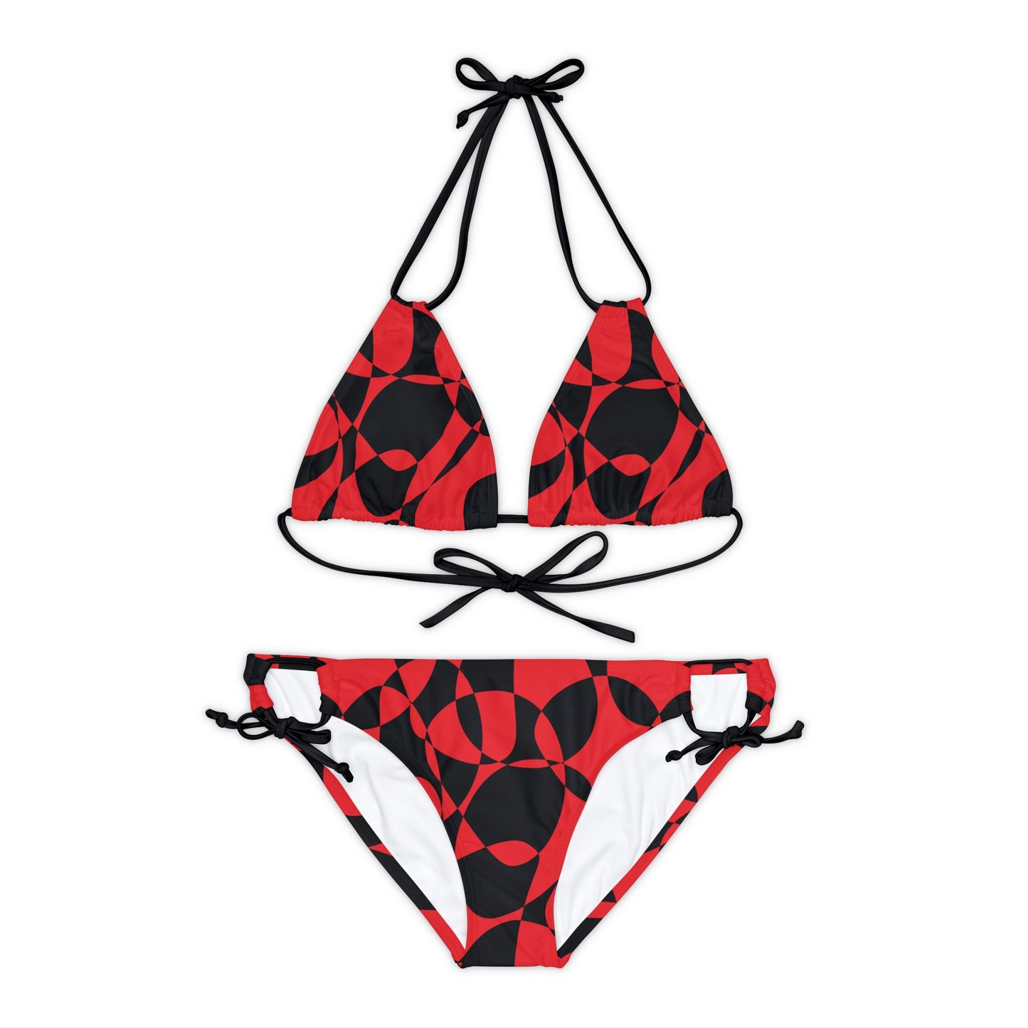 Scarlet Symphony - Black - Strappy Bikini Set