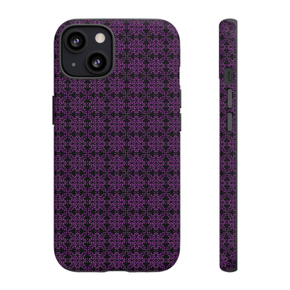 Vibrant Kaleidoscope - Purple - Black - Tough Cases