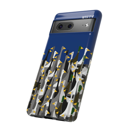 That is a LOT of ducks - Logo - Blue 003377 - Tough Cases