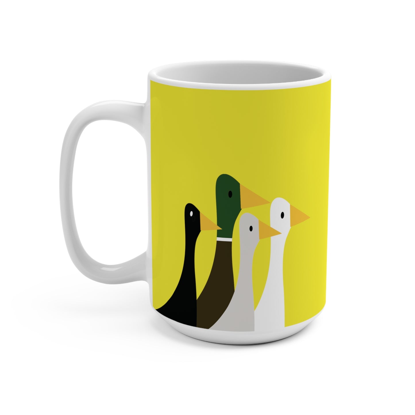 Take the ducks with you - Yellow fff800 - Mug 15oz