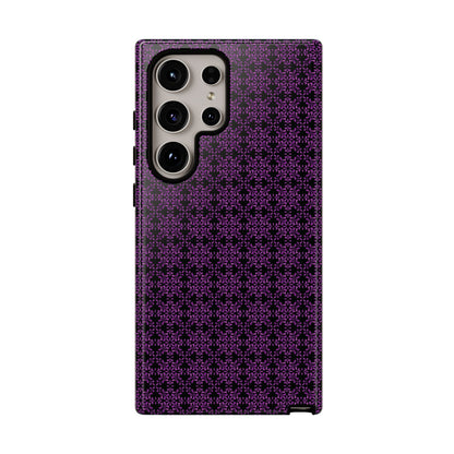 Vibrant Kaleidoscope - Purple - Black - Tough Cases