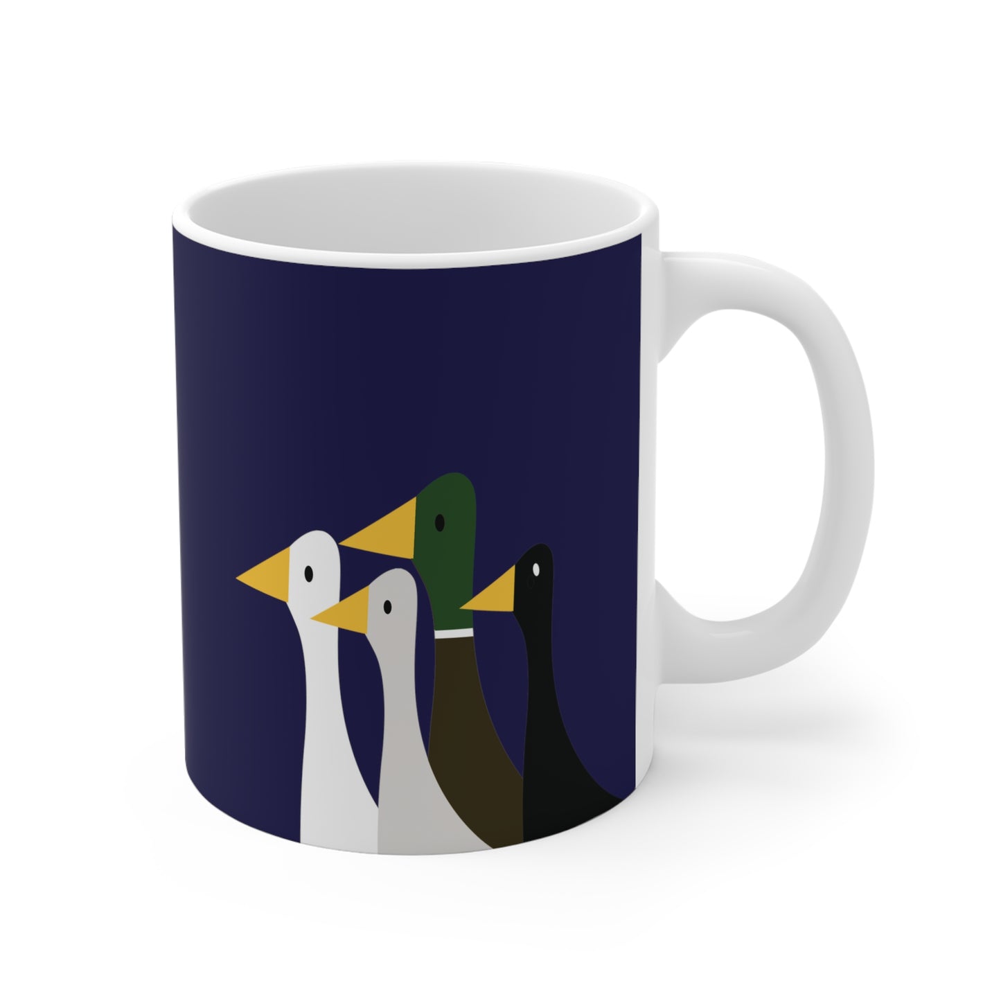 Take the ducks with you - Cetacean Blue 0c134f  - Mug 11oz