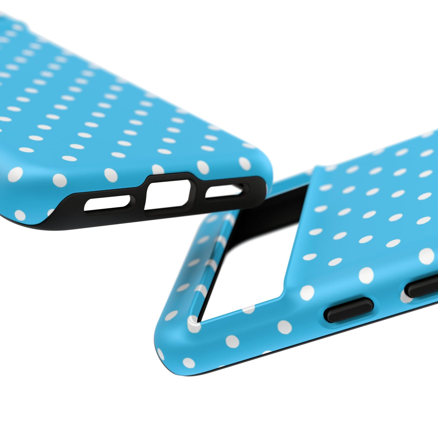 White dots on blue - Tough Cases